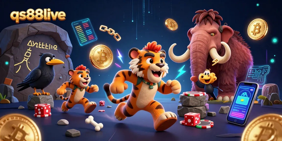 Enjoy immersive gaming with qs88live at the colorful prehistoric casino.