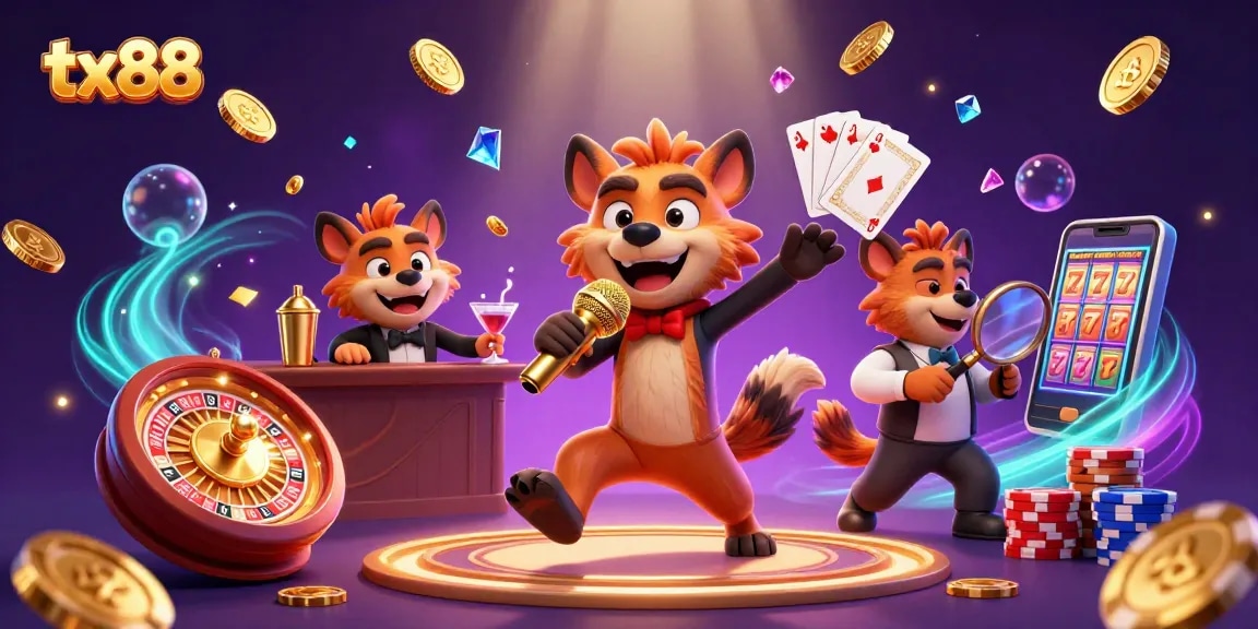 Engage with the lively tx88 comedy casino club featuring hyenas and exciting games.