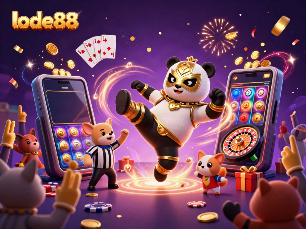 Engage with lode88's dynamic casino experience featuring fun game elements and lively characters.