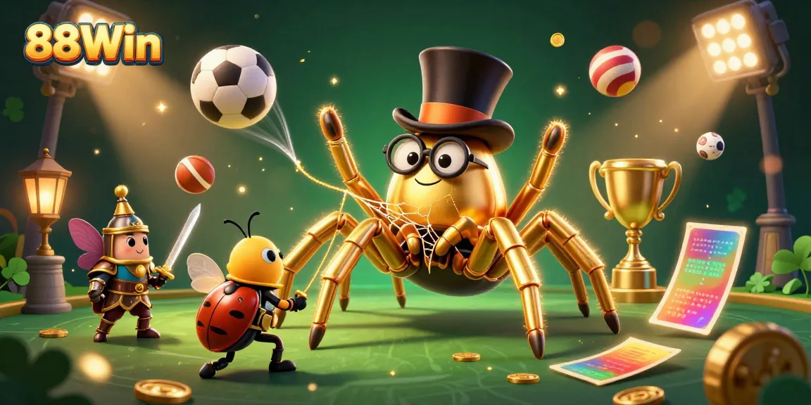 Experience the thrill of 88Win with dynamic casino elements and engaging characters!