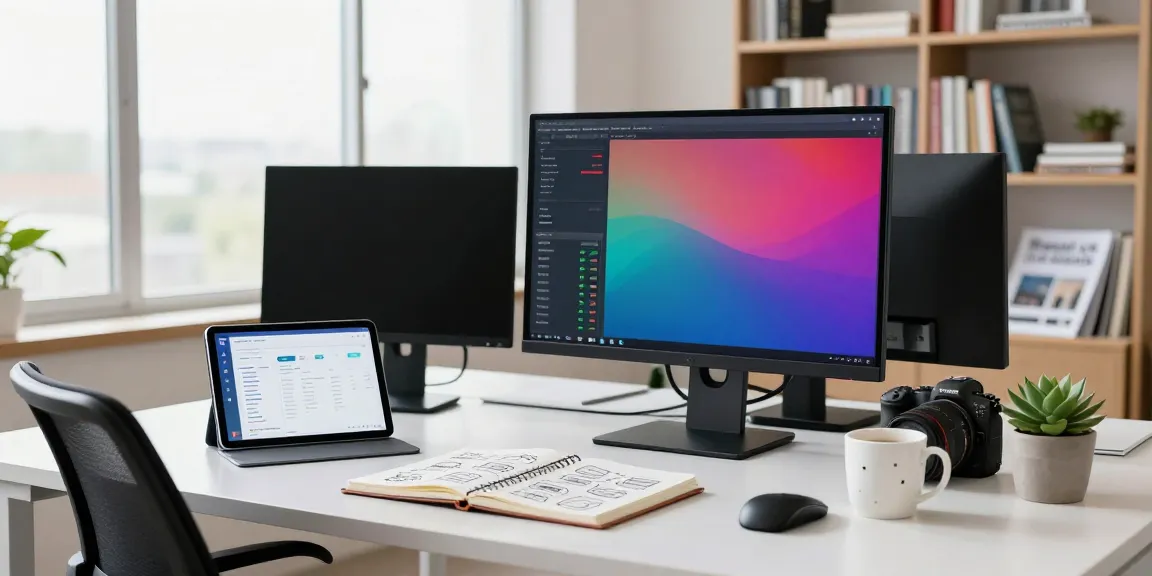 Professional workspace emphasizing instant indexing in content strategy.