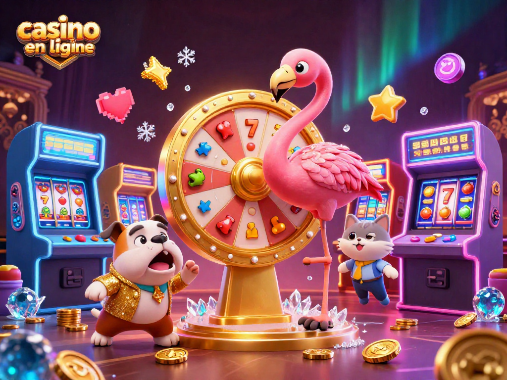 Vibrez avec des jeux passionnants au casino en ligne, avec des personnages animés et des machines à sous.
