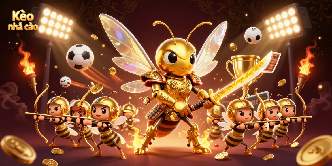Experience Kèo nhà cái with engaging sports betting visuals featuring vibrant 3D elements.