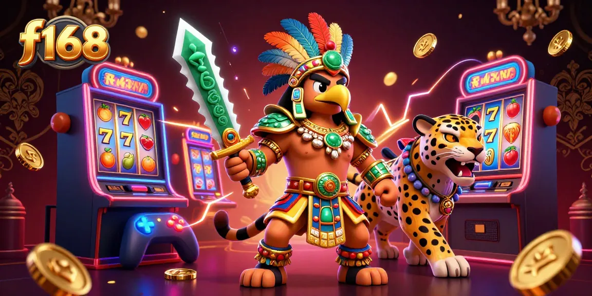 Engage with the thrilling f168 casino experience through dynamic slot machines and vibrant characters.